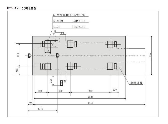 刨床地基图